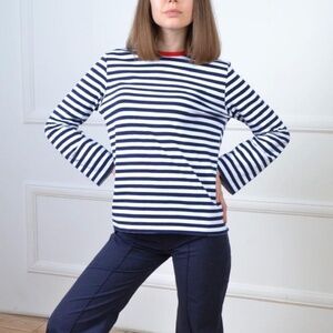 Ukrainian striped long-sleeve top
